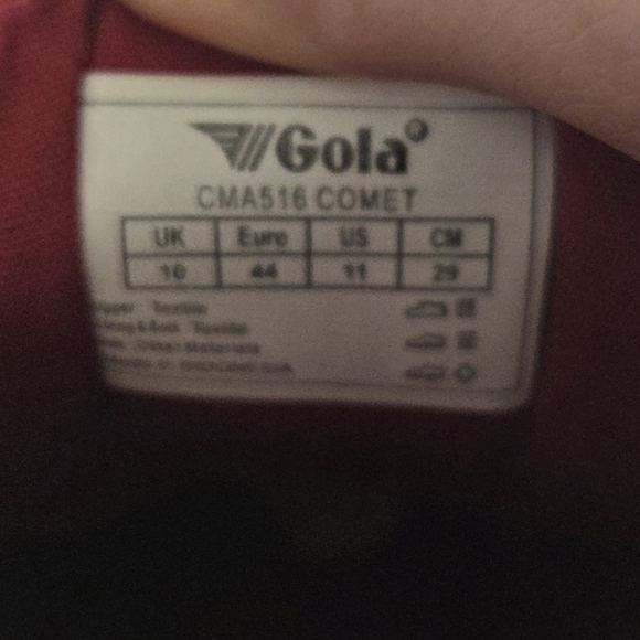 Gola Classic Comet Canvas Sneakers Trainers Men's Blue & White Size 11 - Picture 12 of 12